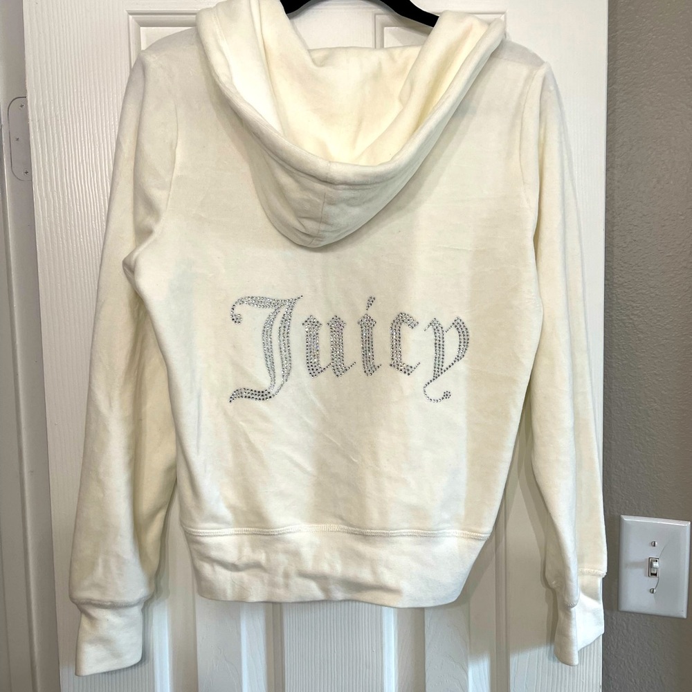White Juicy Couture Zip Up Jacket